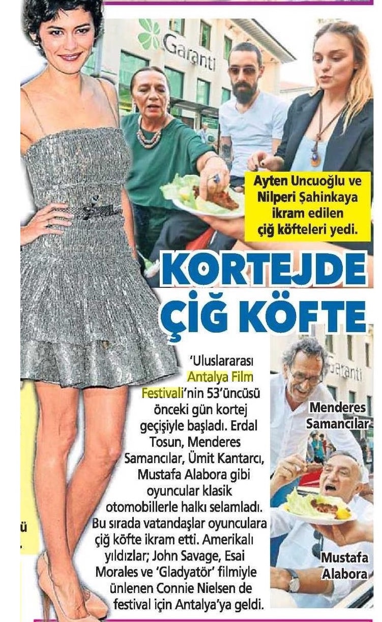 Posta: "Kortejde Çiğ Köfte"