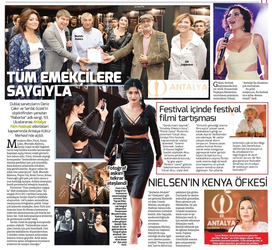 Hürriyet Kelebek: "Tüm Emekçilere Saygıyla"