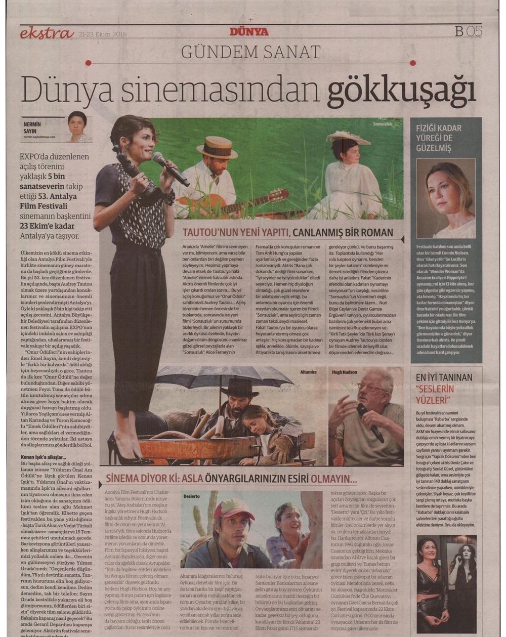 Dünya: "Dünya Sinemasından Gökkuşağı"