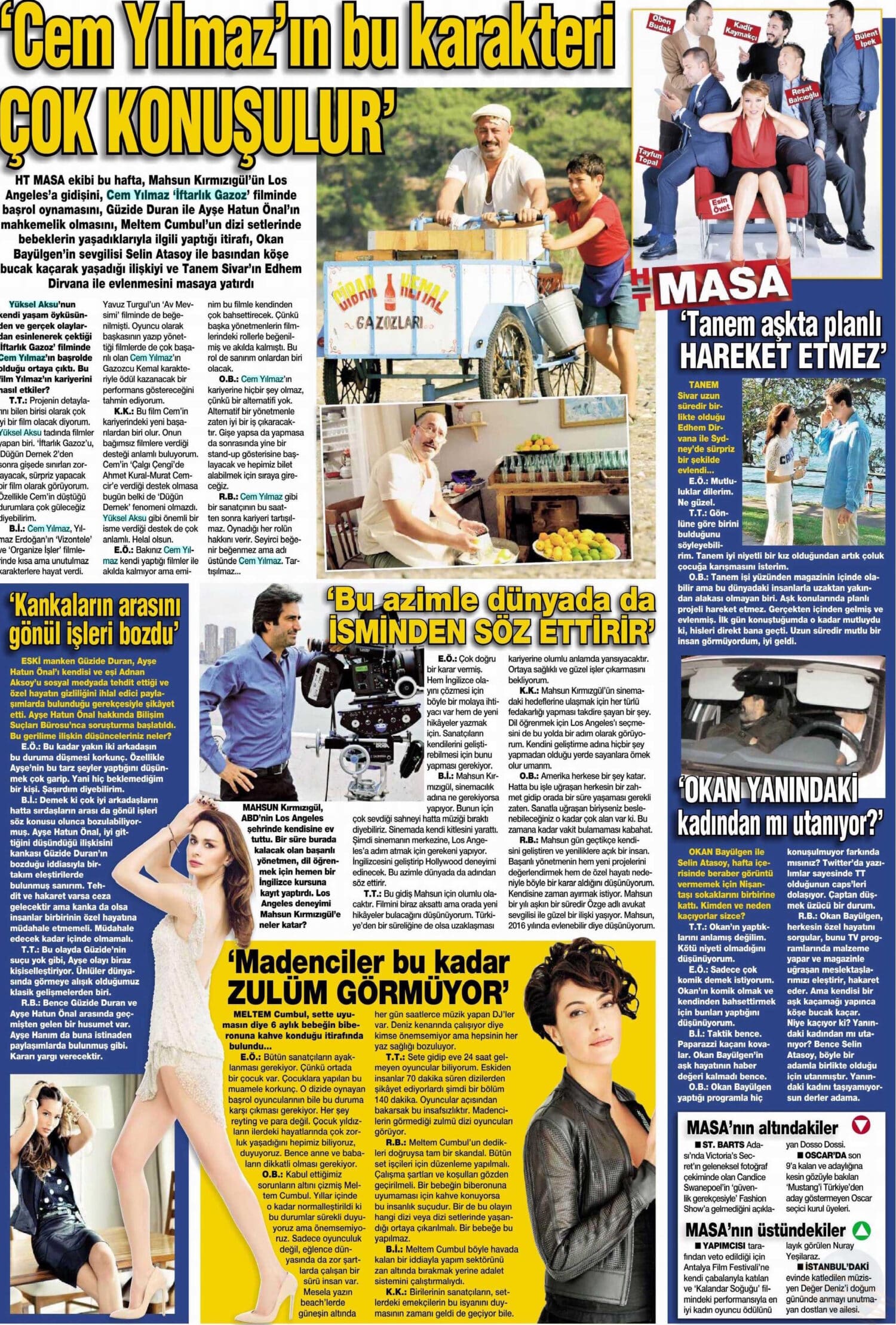 Habertürk Magazin: "Cem Yılmaz'ın Bu Karakteri Çok Konuşulur"
