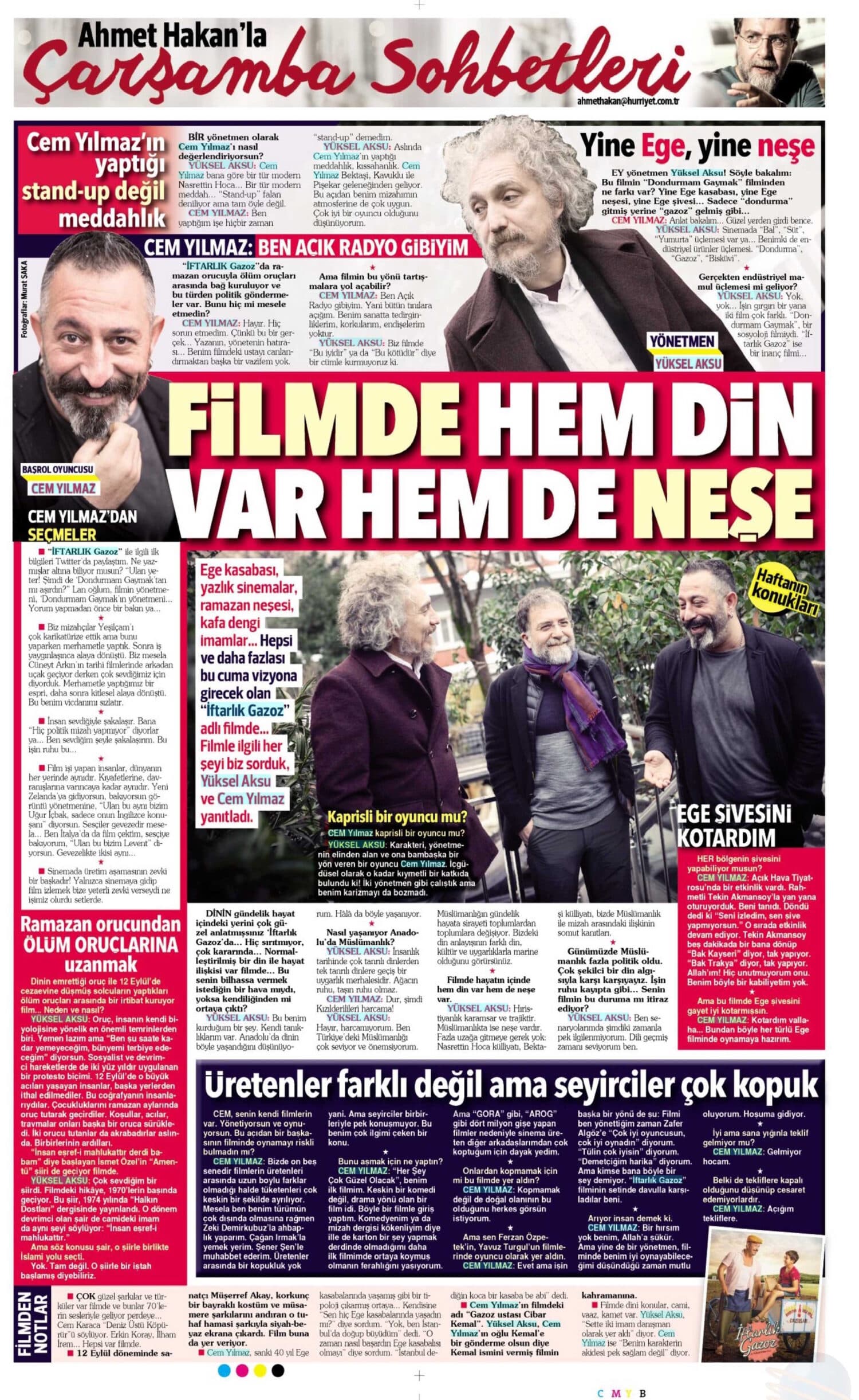 Hürriyet: "Filmde Hem Din Var Hem de Neşe"